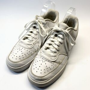 Nike Court Vision Low Next Nature Shoes Womens 11 Triple White DH3158-100